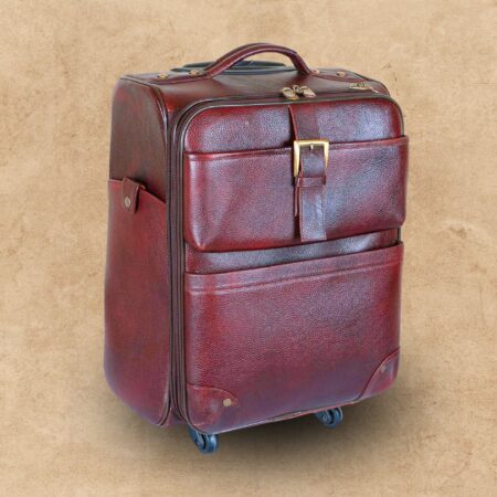 leather trolley bag