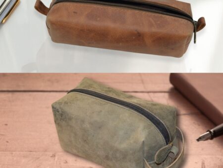 Leather Toiletry Bag